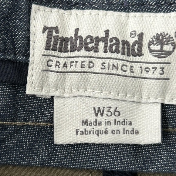 Timberland Shorts Mens 36 Brown Straight Fit Stretch Chino Flat Front Casual - Picture 4 of 14